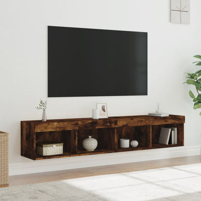 Mobili Porta TV con Luci LED 2 pz