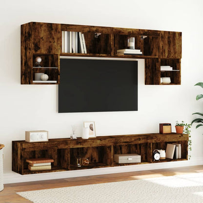 Mobili Porta TV con Luci LED 2 pz