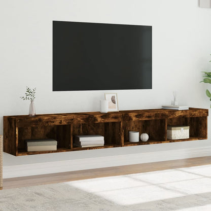 Mobili Porta TV con Luci LED 2 pz
