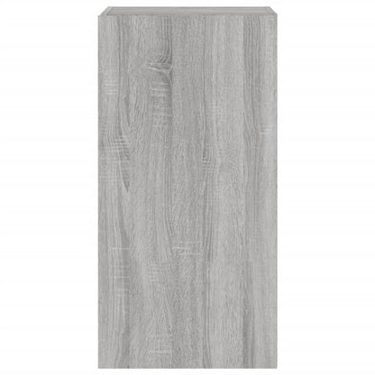 Mobile TV a Parete con Luci LED Grigio Sonoma 40,5x35x80 cm - homemem39