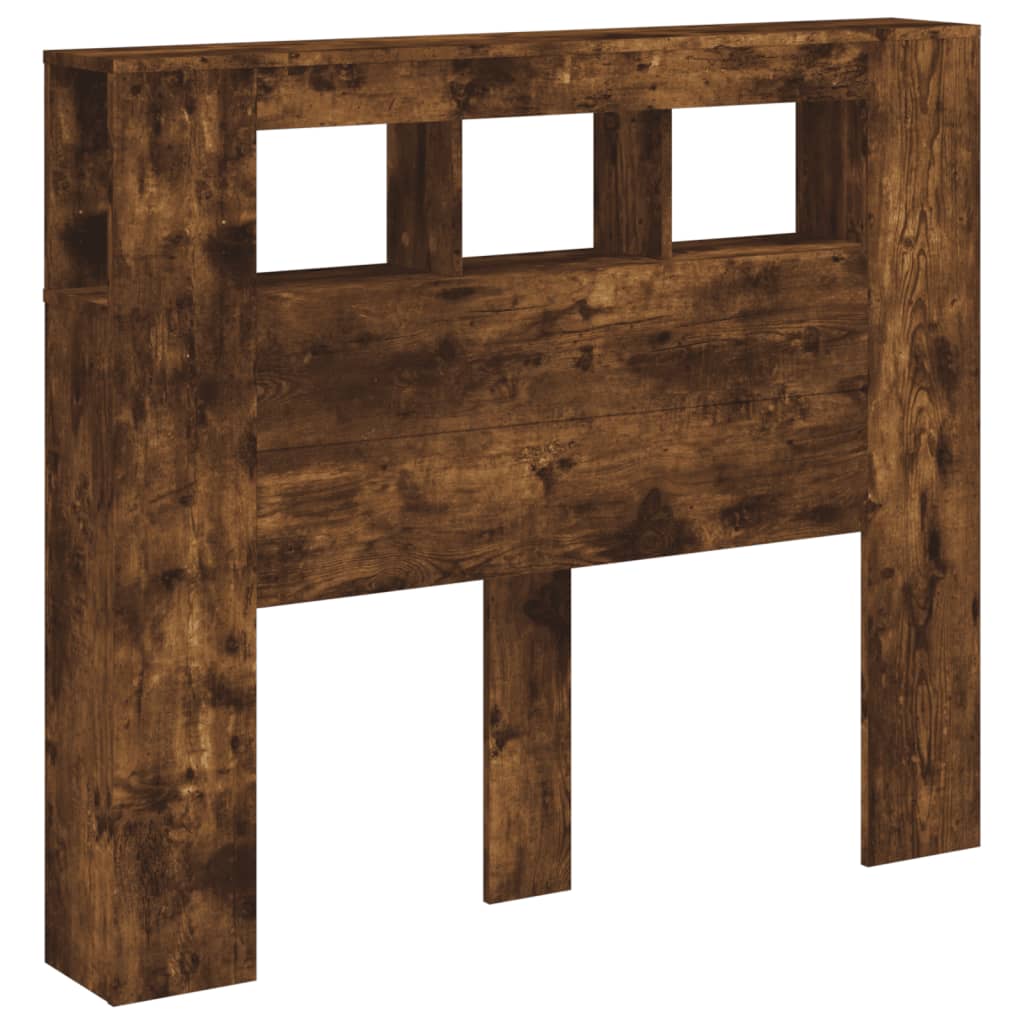 Testiera LED Rovere Fumo 120x18,5x103,5 cm Legno Multistrato - homemem39