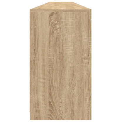 Credenza con Luci LED Rovere Sonoma 283x37x67 cm - homemem39