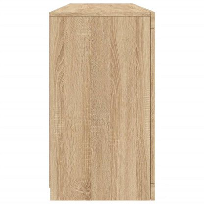 Credenza con Luci LED Rovere Sonoma 163x37x67 cm - homemem39