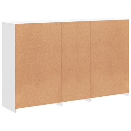 Credenza con Luci LED Bianca 162x37x100 cm - homemem39