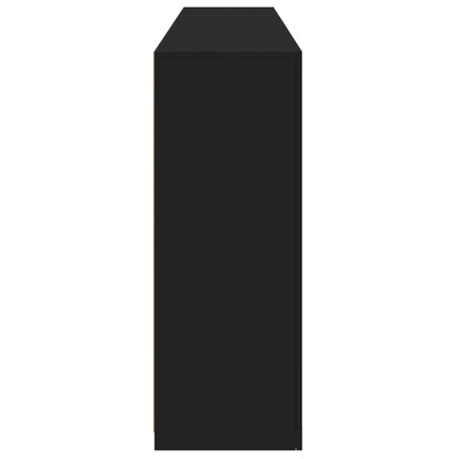 Credenza con Luci LED Nera 181,5x37x100 cm - homemem39