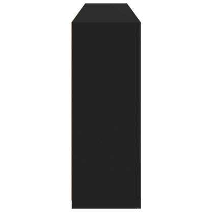 Credenza con Luci LED Nera 181,5x37x100 cm - homemem39