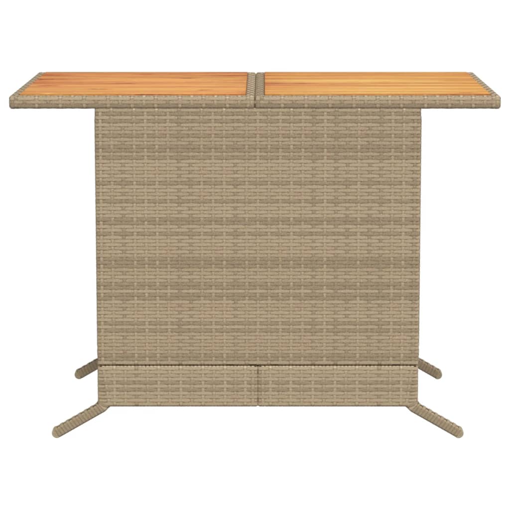 Set da Bistrò 3 pz con Cuscini Beige in Polyrattan | homemem39