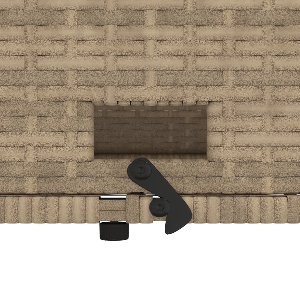 Divano da Giardino con Cuscini a 2 Posti Beige in Polyrattan | homemem39