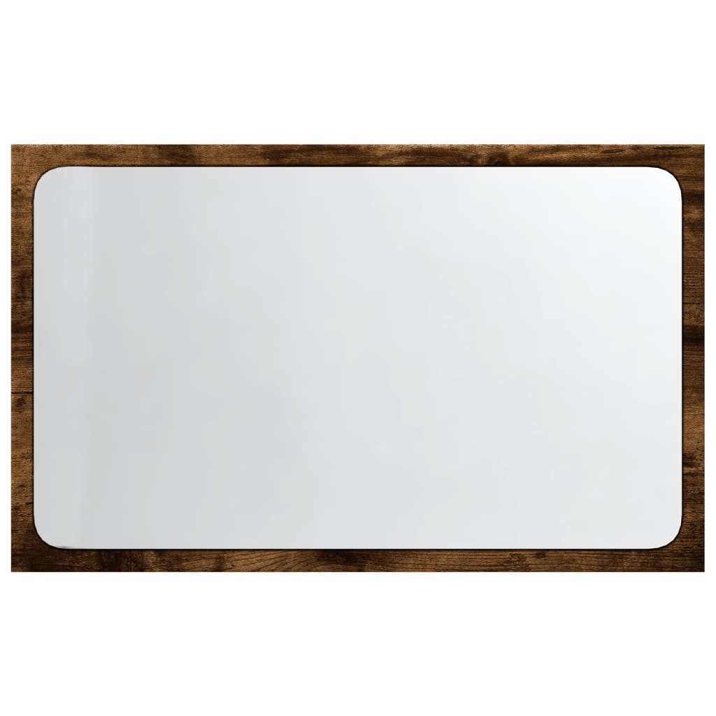 Specchio da Bagno LED Rovere Sonoma 60x8,5x38 cm in Truciolato | homemem39