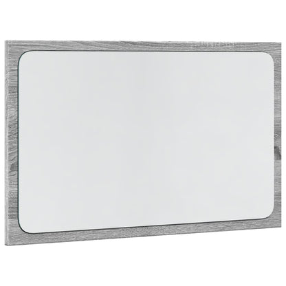 Specchio da Bagno con LED Grigio Sonoma 60x8,5x38 cm Truciolato | homemem39