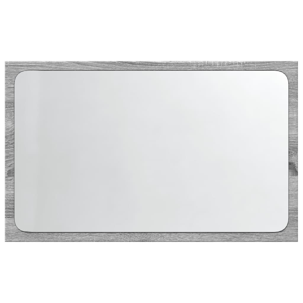 Specchio da Bagno con LED Grigio Sonoma 60x8,5x38 cm Truciolato | homemem39