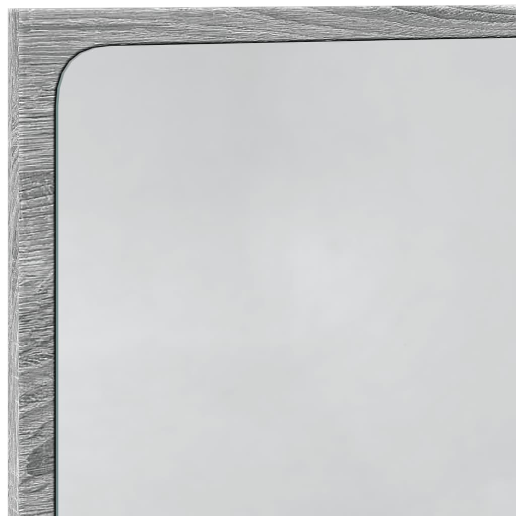 Specchio da Bagno con LED Grigio Sonoma 60x8,5x38 cm Truciolato | homemem39