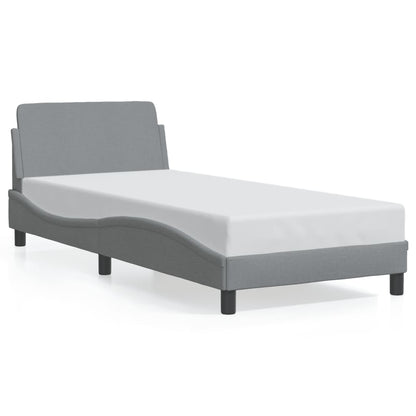 Giroletto senza Materasso Grigio Chiaro 80x200 cm Tessuto - homemem39