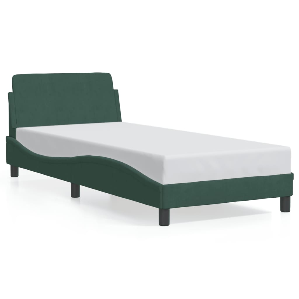 Giroletto Dover Verde Scuro 80x200 cm in Velluto - homemem39