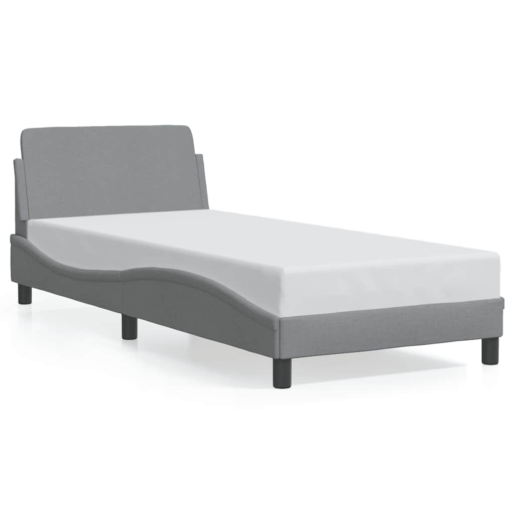 Giroletto Dover Grigio Chiaro 90x190 cm Tessuto