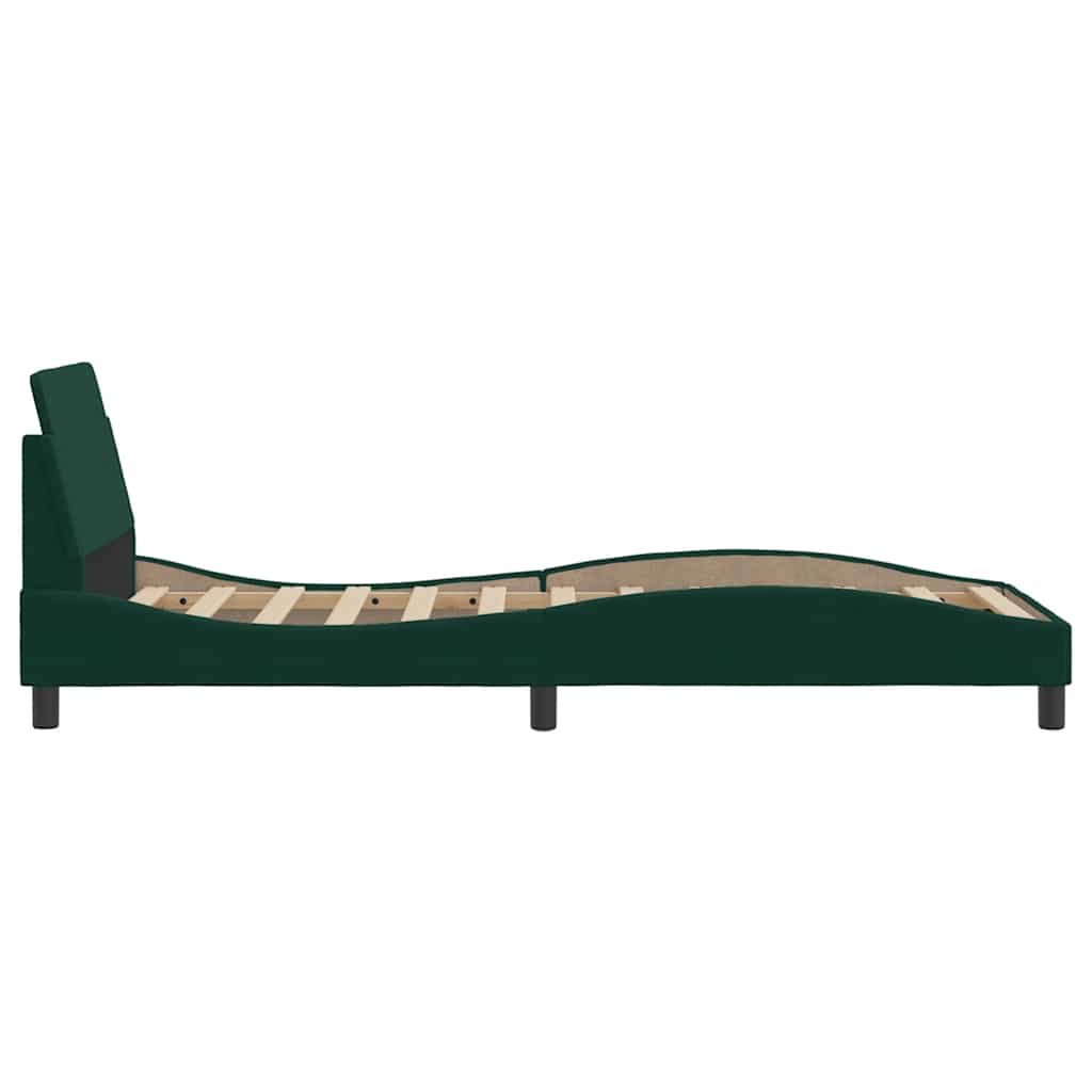 Giroletto Dover Verde Scuro 90x190 cm in Velluto | homemem39