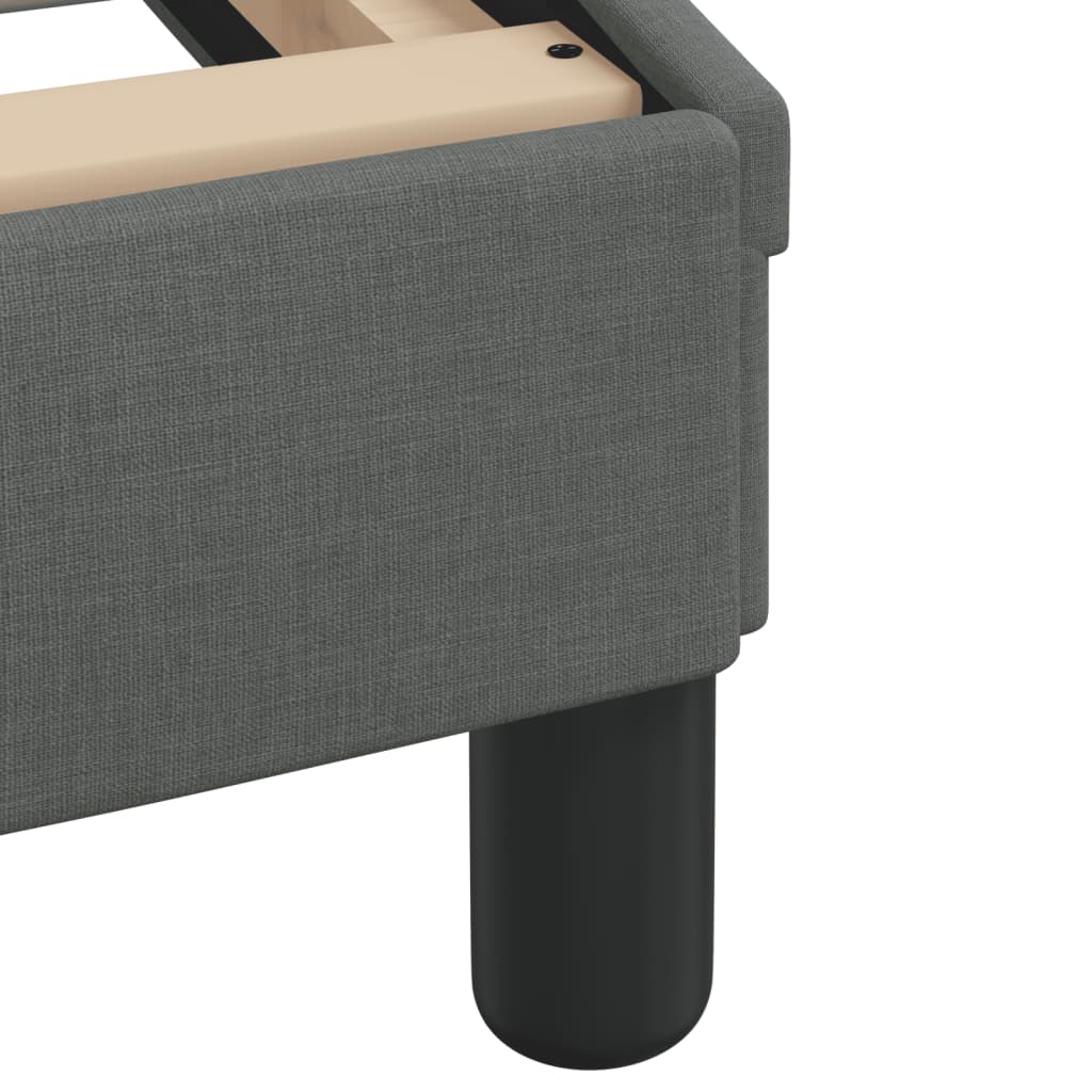Giroletto senza Materasso Grigio Scuro 120x200 cm Tessuto - homemem39
