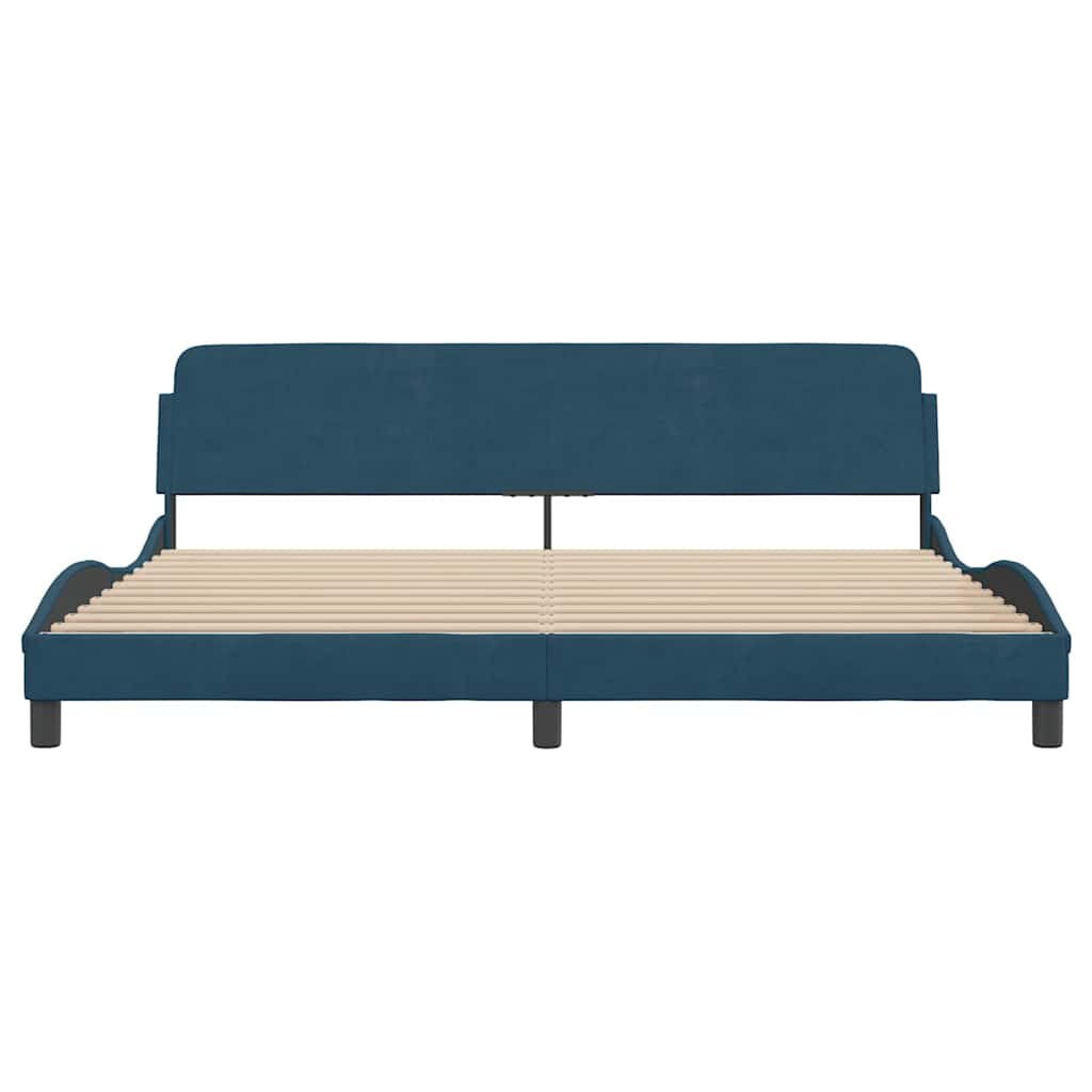 Giroletto Dover Blu 200x200 cm in Velluto