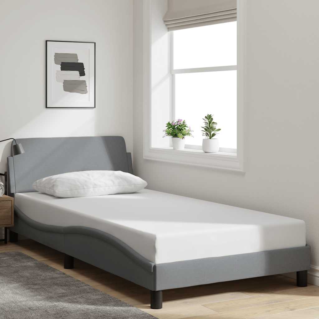Giroletto Dover Grigio Chiaro 100x190 cm Tessuto | homemem39