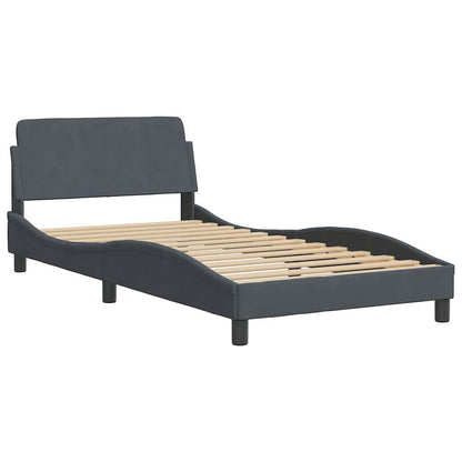 Giroletto Dover Grigio Scuro 100x190 cm in Velluto | homemem39