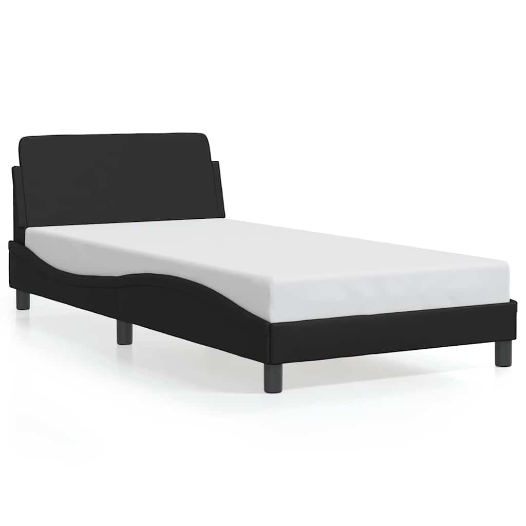 Giroletto Dover Nero 100x190 cm in Similpelle | homemem39