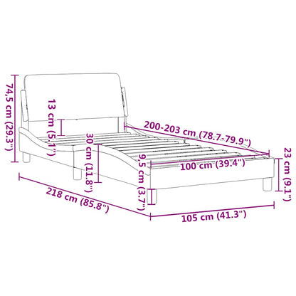 Giroletto Dover Grigio Chiaro 100x203 cm in Velluto | homemem39