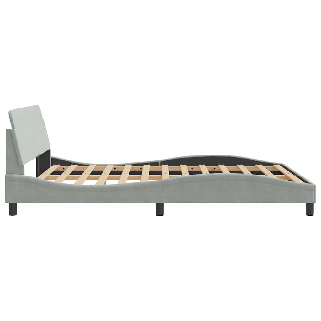 Giroletto Dover Grigio Chiaro 152x203 cm in Velluto | homemem39