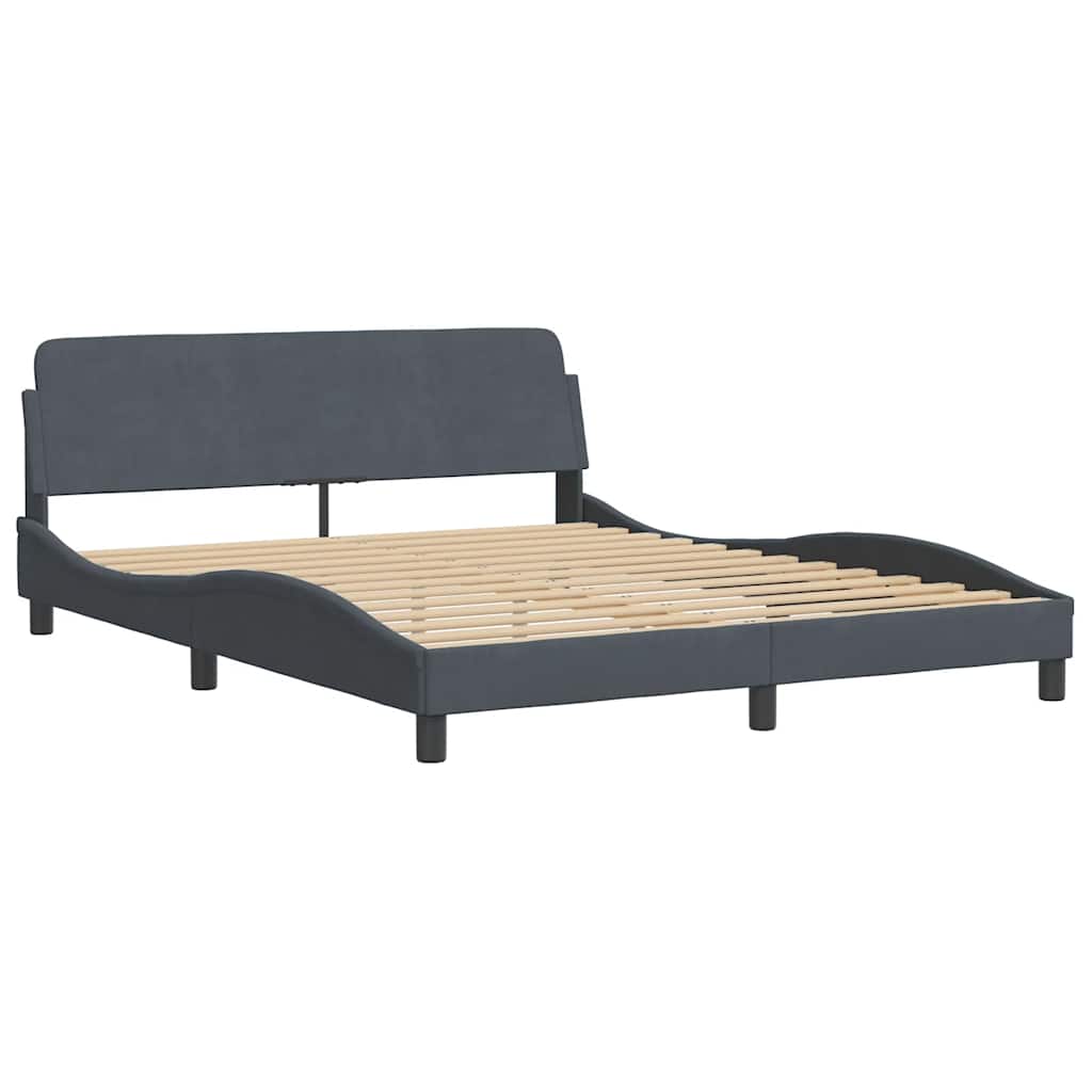 Giroletto Dover Grigio Scuro 152x203 cm in Velluto | homemem39