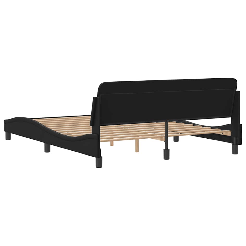 Giroletto Dover Nero 152x203 cm in Similpelle | homemem39