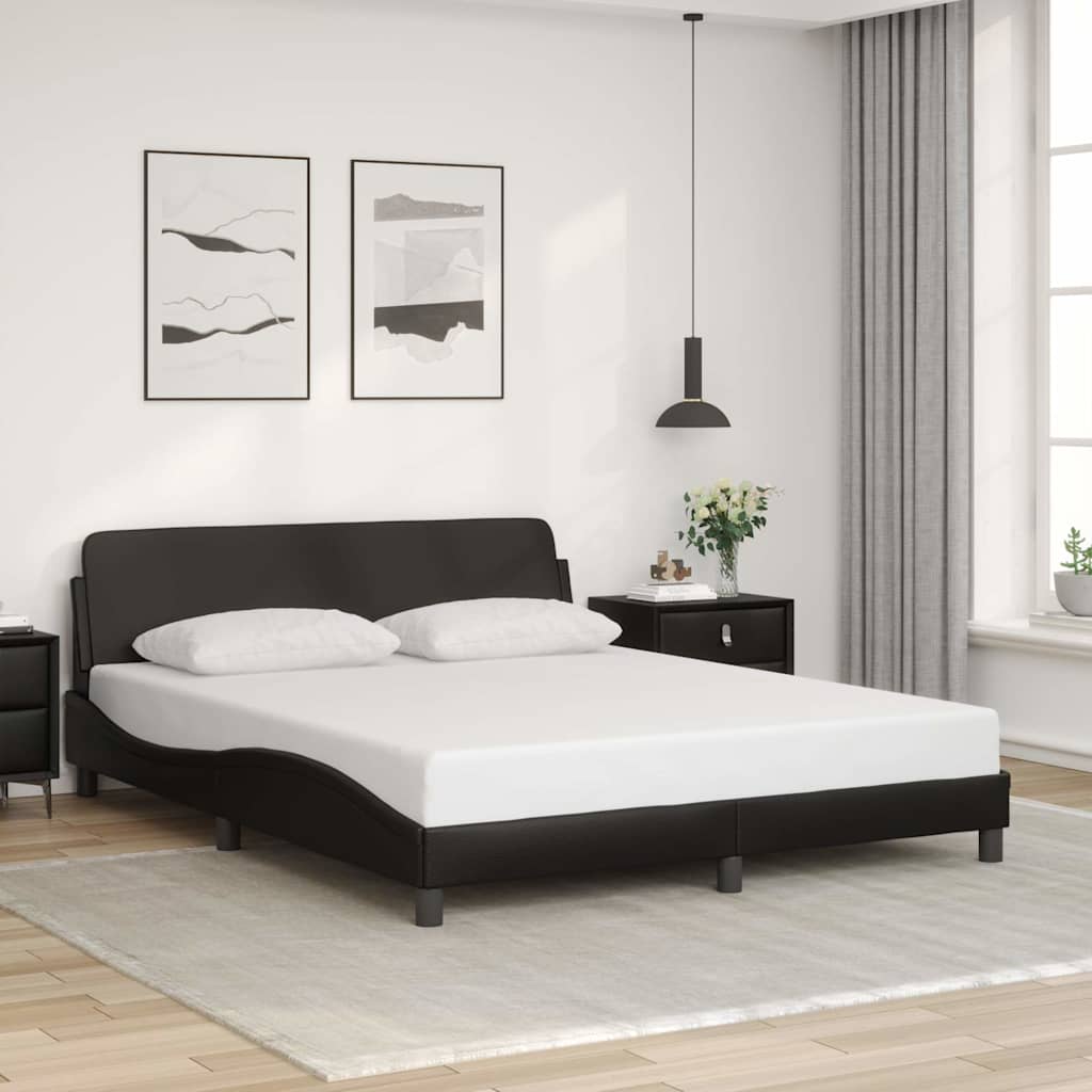 Giroletto Dover Nero 152x203 cm in Similpelle | homemem39