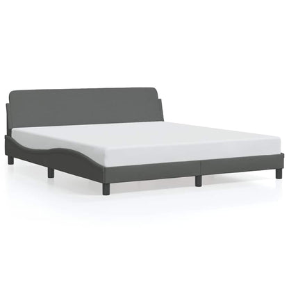 Struttura letto Dover Grigio Scuro 180x200 cm in Tessuto | homemem39