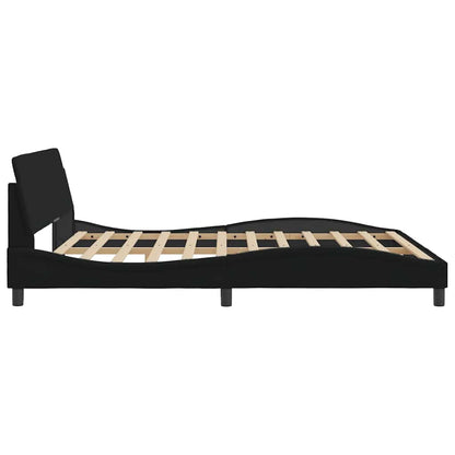 Struttura letto Dover Nera 180x200 cm in Tessuto | homemem39