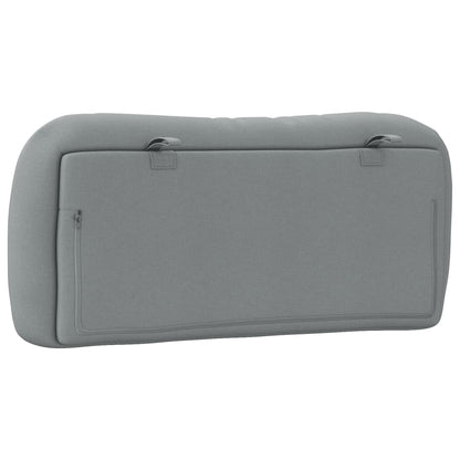 Cuscino Testiera Grigio Chiaro 80 cm in Tessuto - homemem39