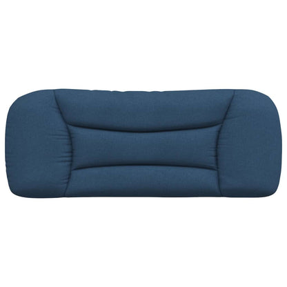 Cuscino Testiera Blu 100 cm in Tessuto - homemem39