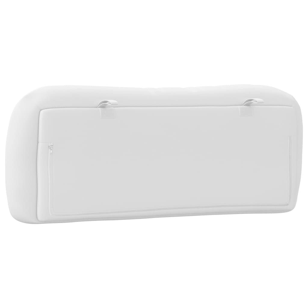 Cuscino Testiera Bianco 100 cm in Similpelle - homemem39