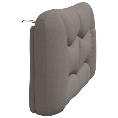 Cuscino Testiera Tortora 120 cm in Tessuto - homemem39
