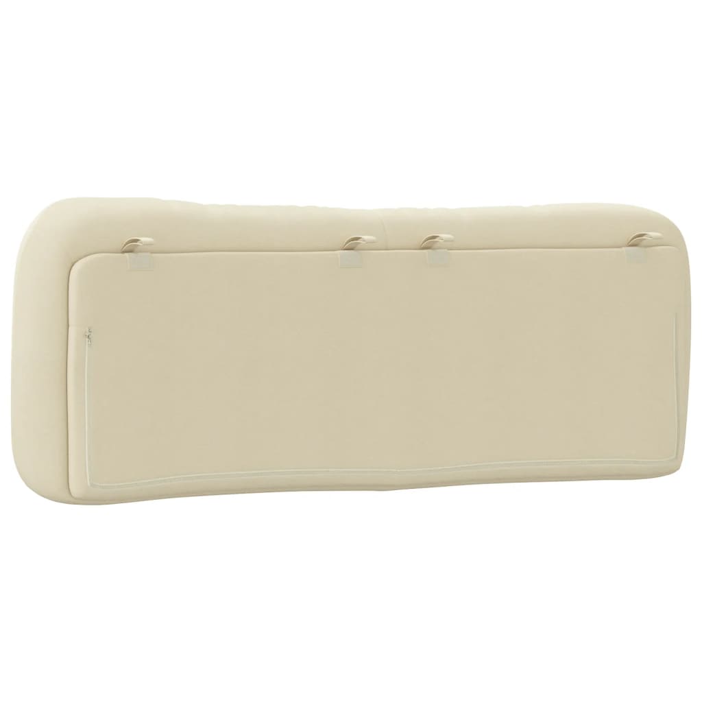 Cuscino Testiera Crema 120 cm in Tessuto - homemem39