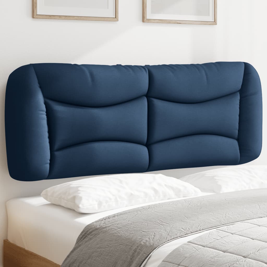 Cuscino Testiera Blu 120 cm in Tessuto - homemem39