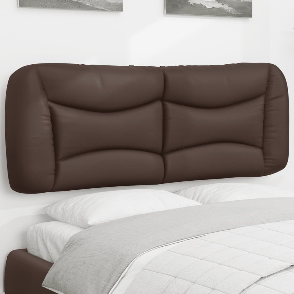 Cuscino Testiera Hvar Marrone 140 cm in Similpelle | homemem39
