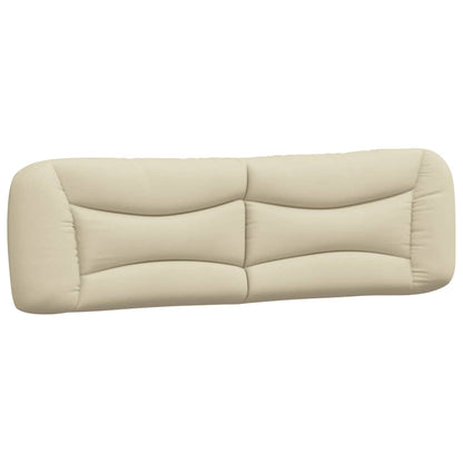 Cuscino Testiera Crema 180 cm in Tessuto - homemem39