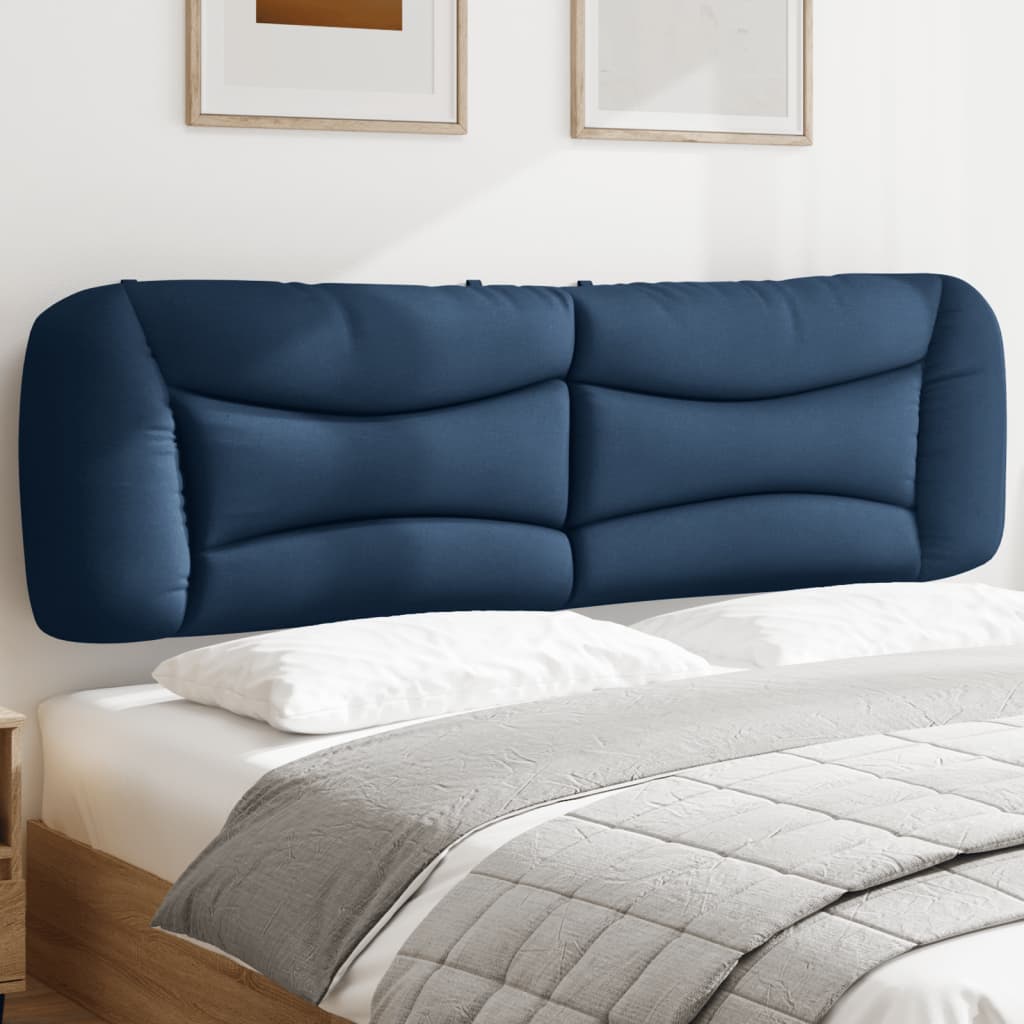 Cuscino Testiera Blu 180 cm in Tessuto - homemem39