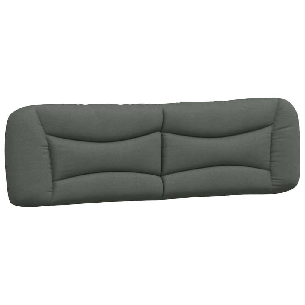 Cuscino Testiera Hvar Grigio Scuro 183 cm in Tessuto | homemem39