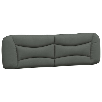 Cuscino Testiera Hvar Grigio Scuro 183 cm in Tessuto | homemem39