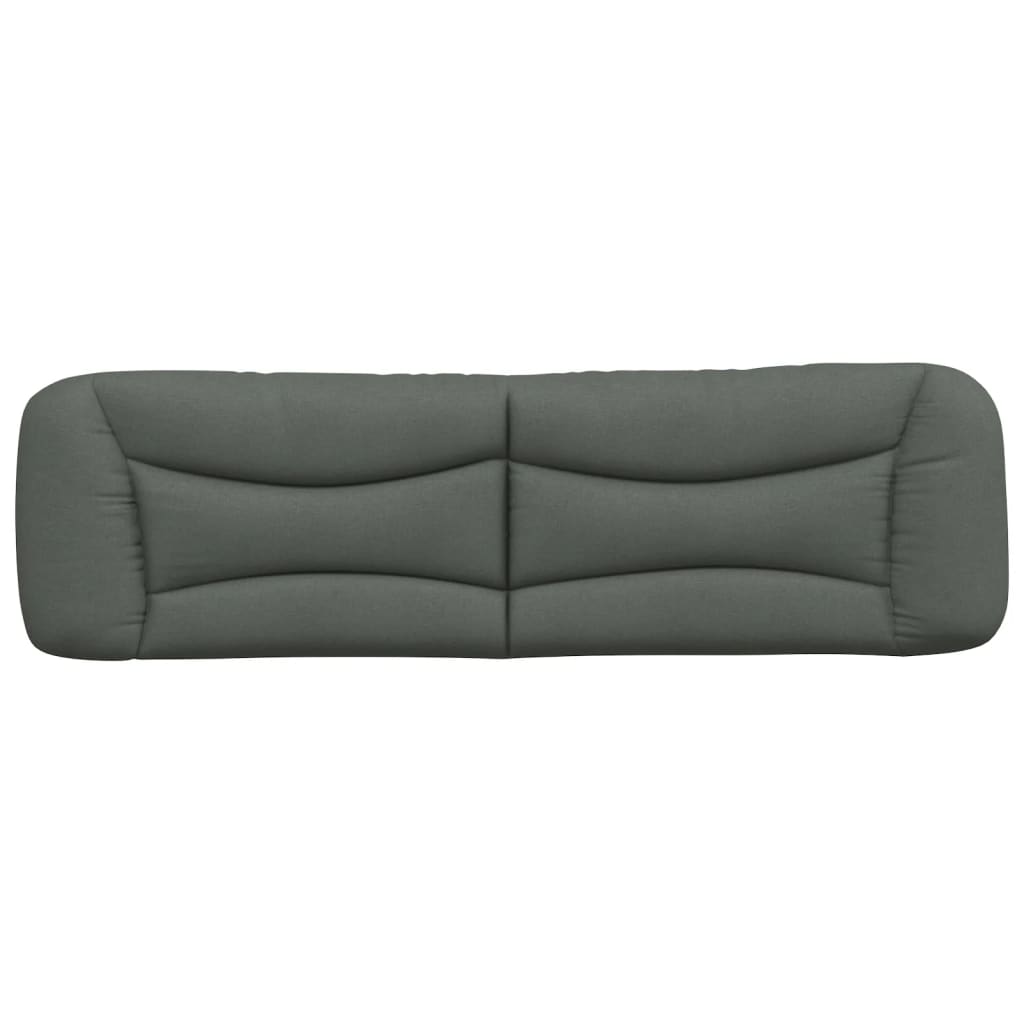 Cuscino Testiera Hvar Grigio Scuro 183 cm in Tessuto | homemem39