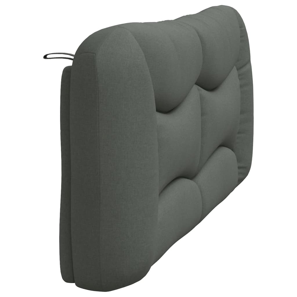 Cuscino Testiera Hvar Grigio Scuro 183 cm in Tessuto | homemem39