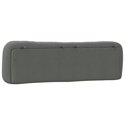 Cuscino Testiera Hvar Grigio Scuro 183 cm in Tessuto | homemem39