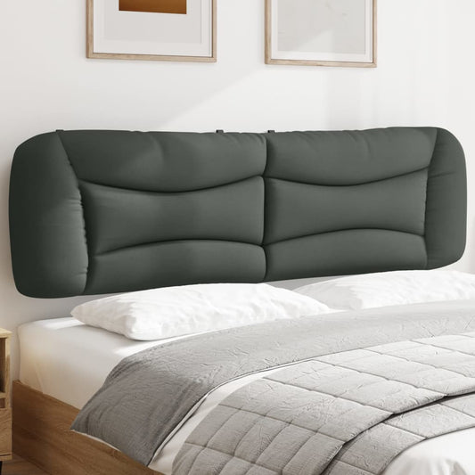 Cuscino Testiera Hvar Grigio Scuro 183 cm in Tessuto | homemem39