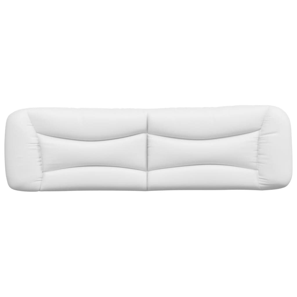 Cuscino Testiera Hvar Bianco 183 cm in Similpelle