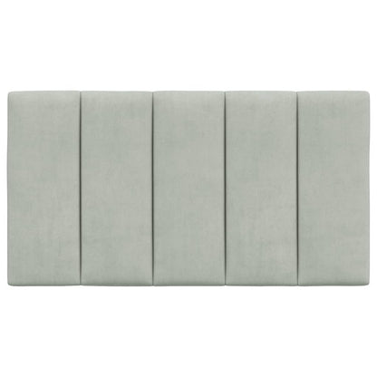 Cuscino Testiera Grigio Chiaro 80 cm in Velluto - homemem39