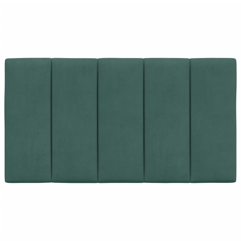 Cuscino Testiera Verde Scuro 80 cm in Velluto - homemem39